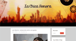 Desktop Screenshot of lachicasonora.com